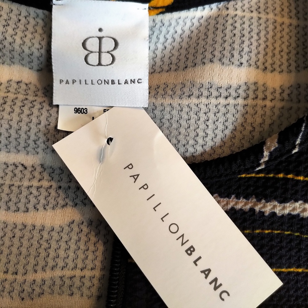 Papillon Blanc Zip Jacket NWT L - Picture 3 of 5